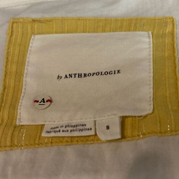 Anthropologie Eyelet Lace Anorak White Jacket Size S - Picture 6 of 9